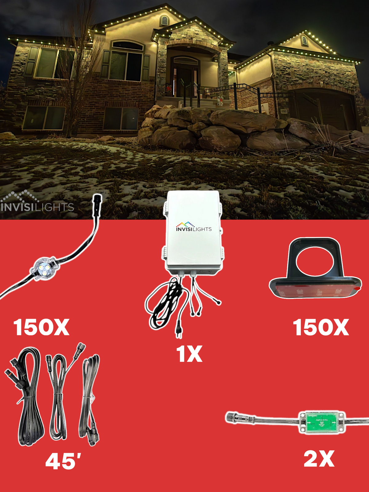 Invisi-Clips 150' Kit