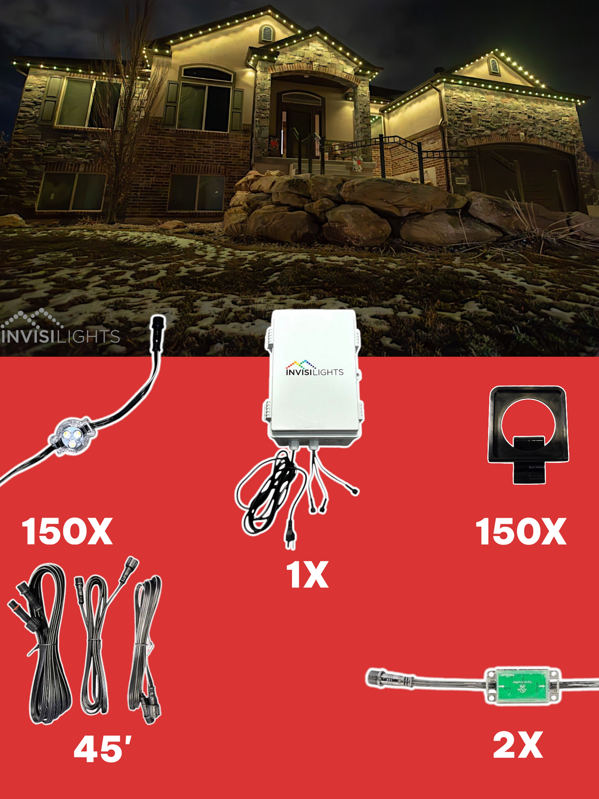 Invisi-Clips 150' Kit