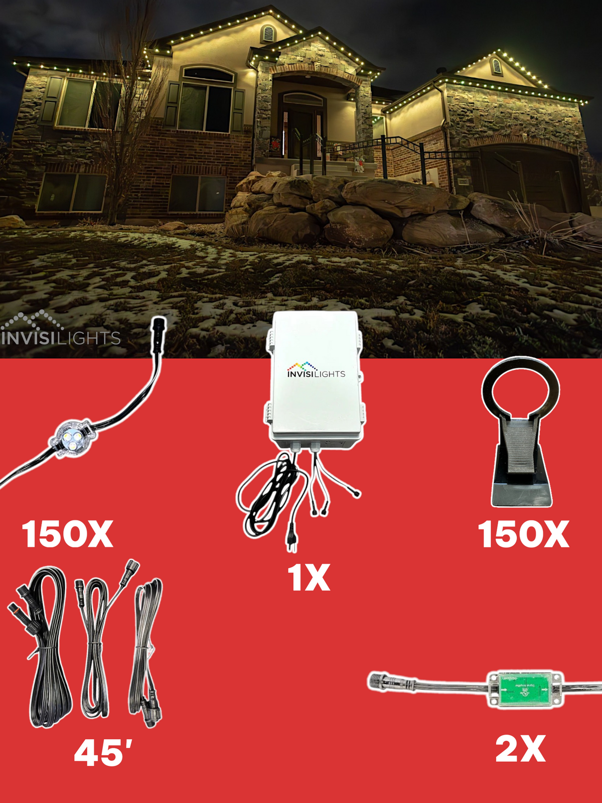 Invisi-Clips 150' Kit