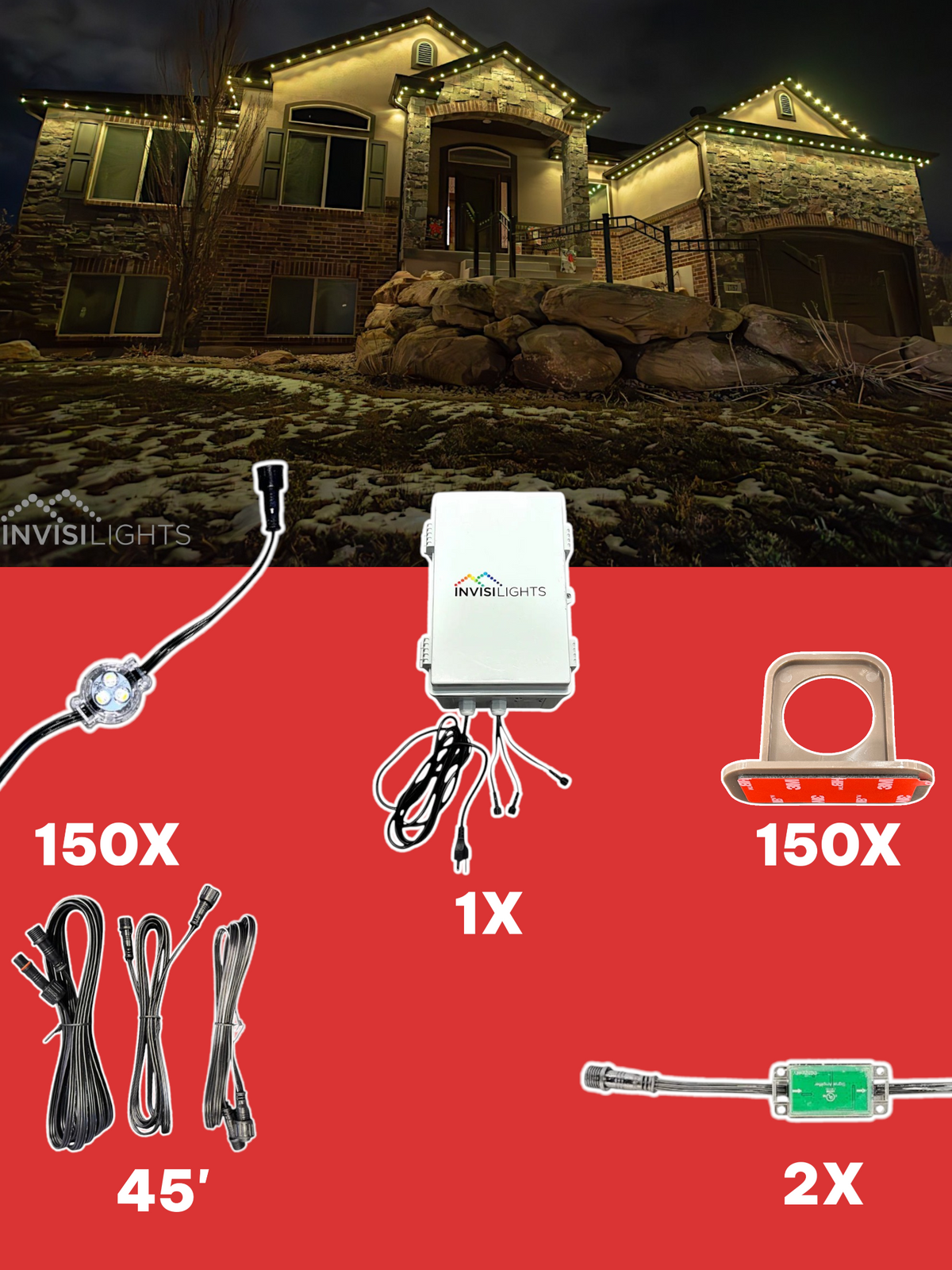 Invisi-Clips 150' Kit