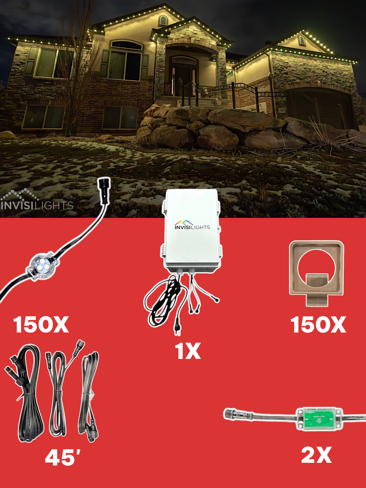 Invisi-Clips 150' Kit