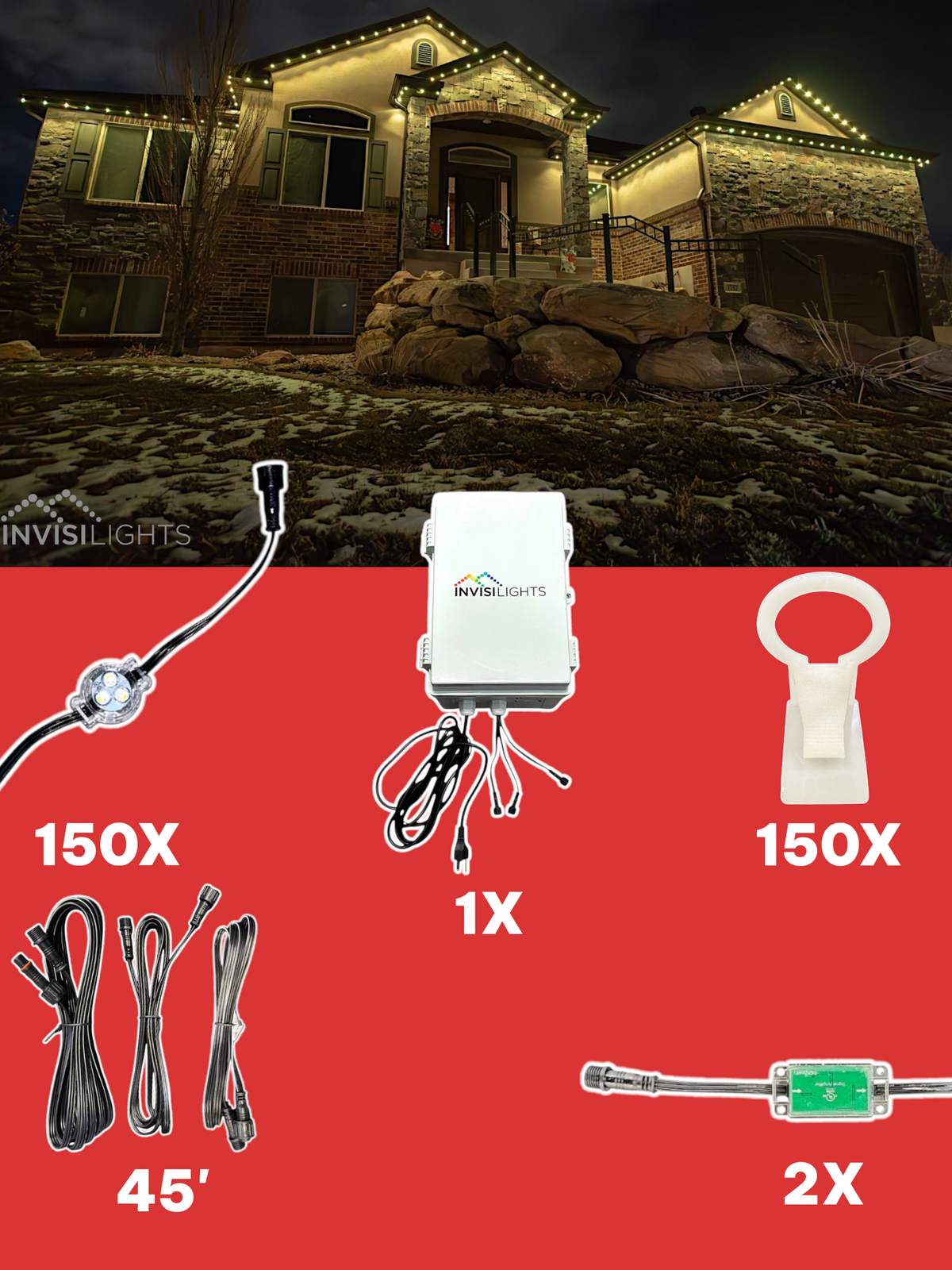 Invisi-Clips 150' Kit