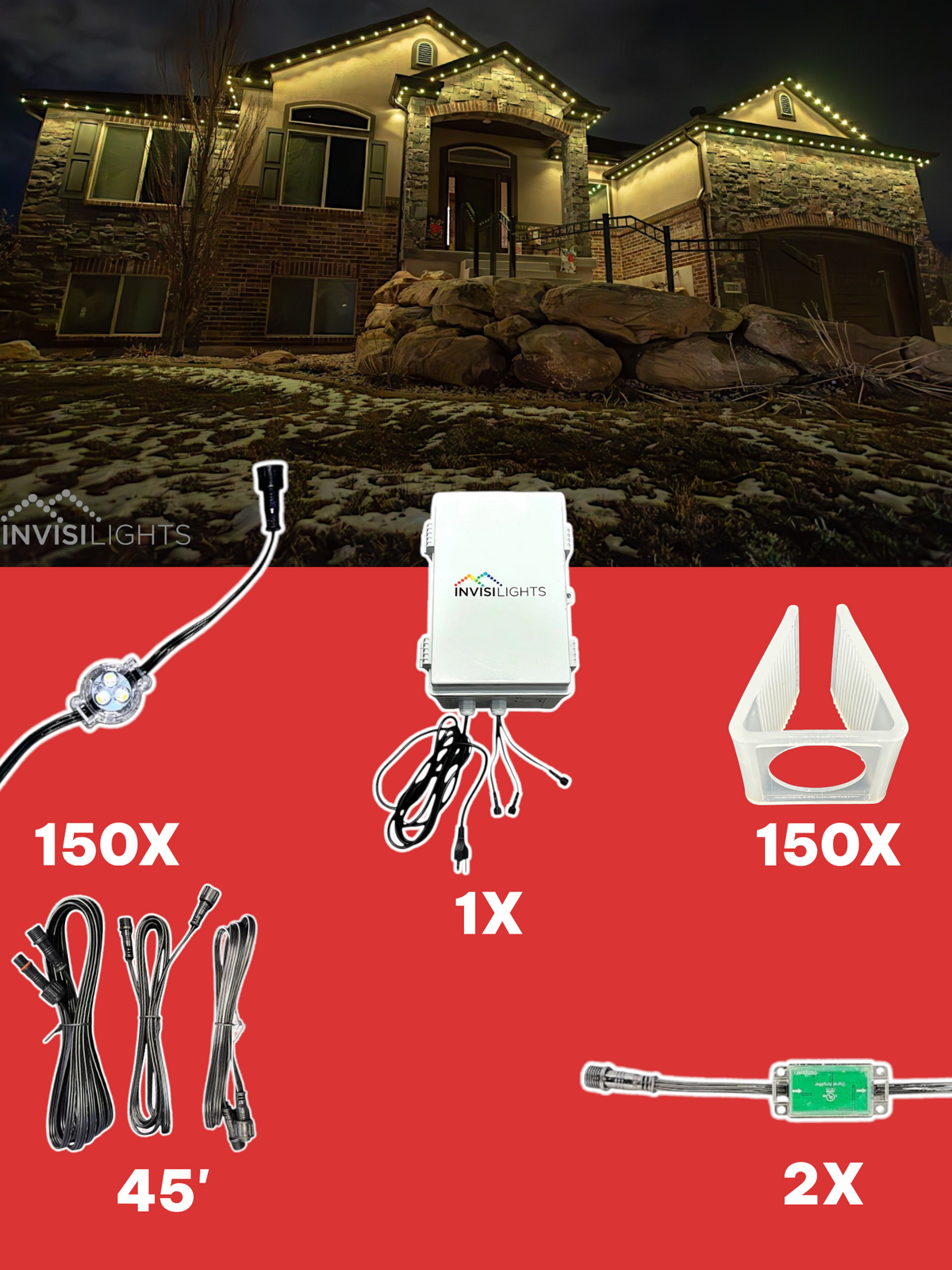 Invisi-Clips 150' Kit