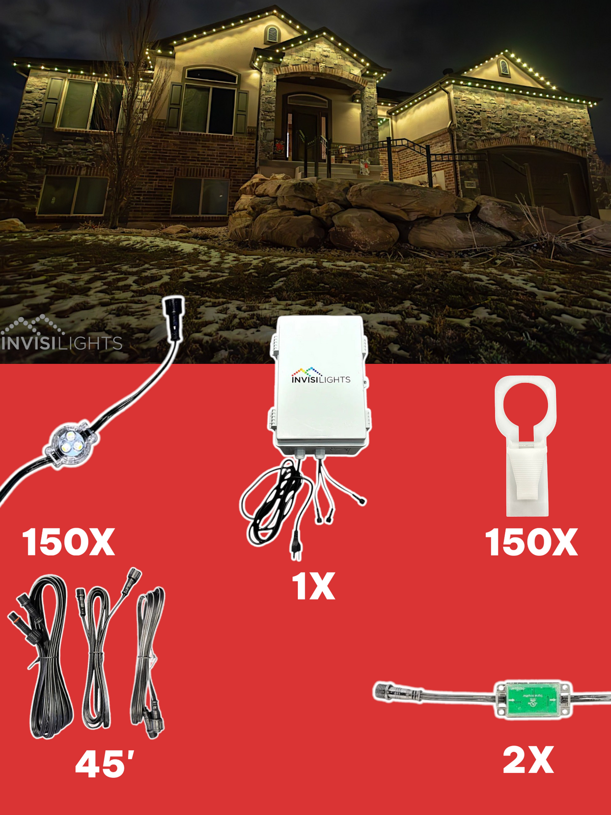 Invisi-Clips 150' Kit