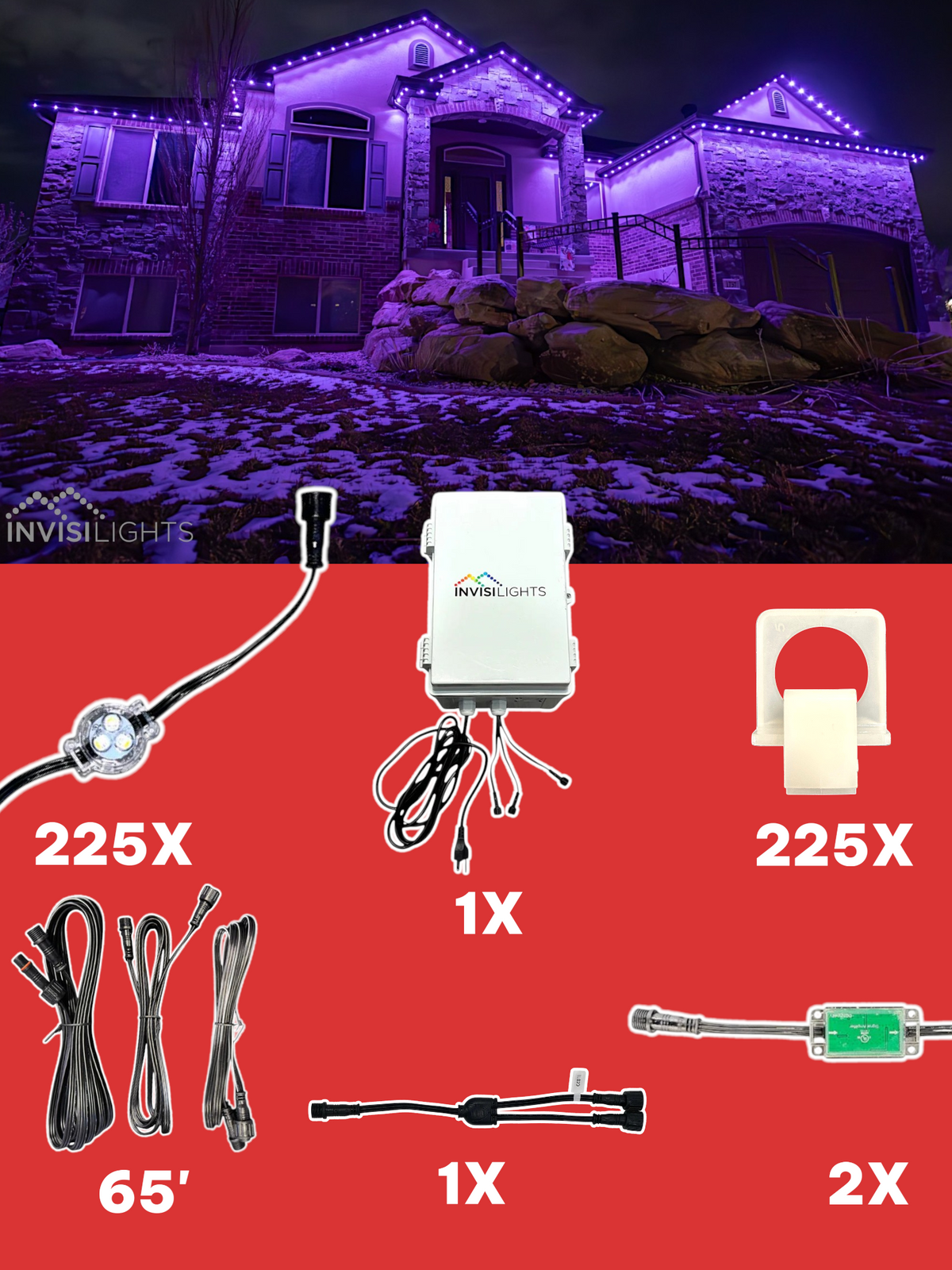 Invisi-Clips 225' Kit