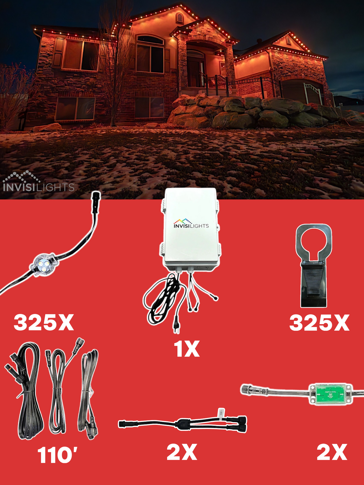 Invisi-Clips 325' Kit