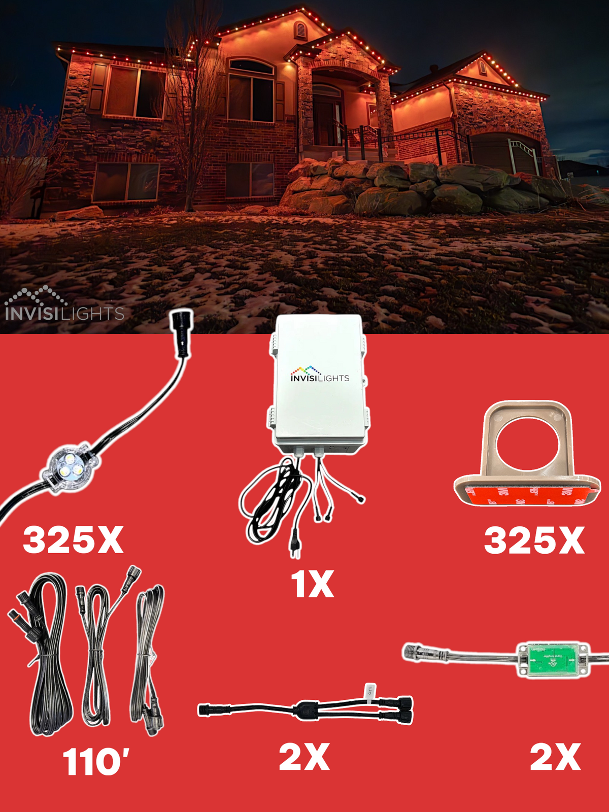 Invisi-Clips 325' Kit