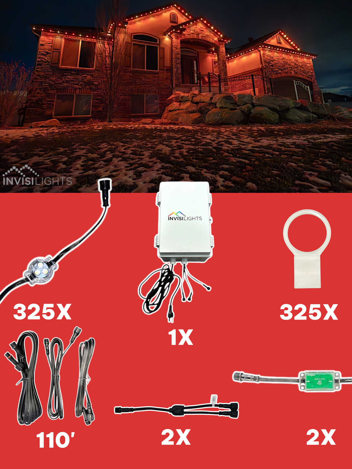 Invisi-Clips 325' Kit