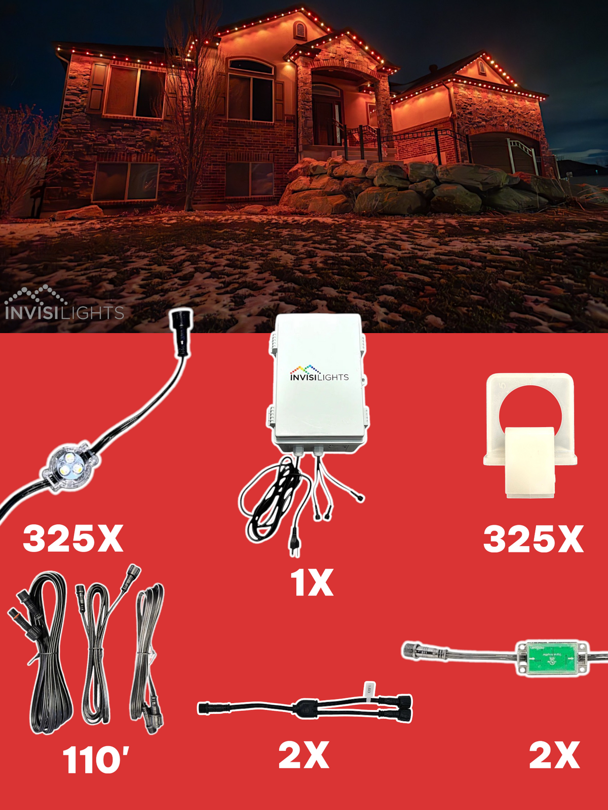 Invisi-Clips 325' Kit