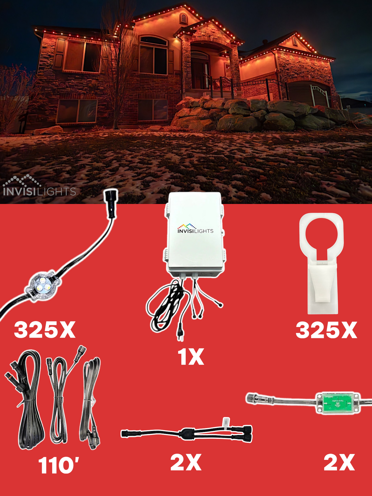 Invisi-Clips 325' Kit