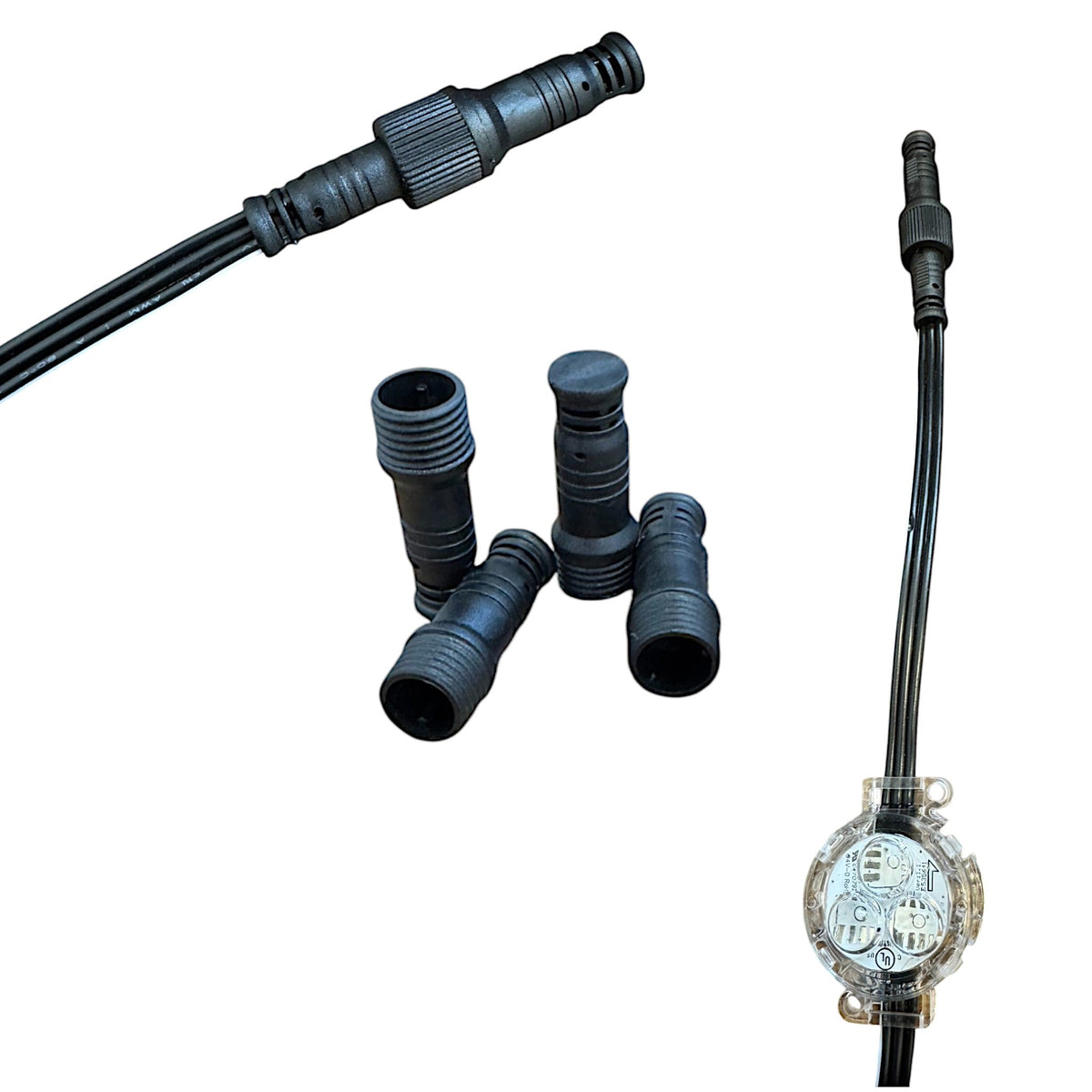 36V InvisiLights End Caps (10-Pack)