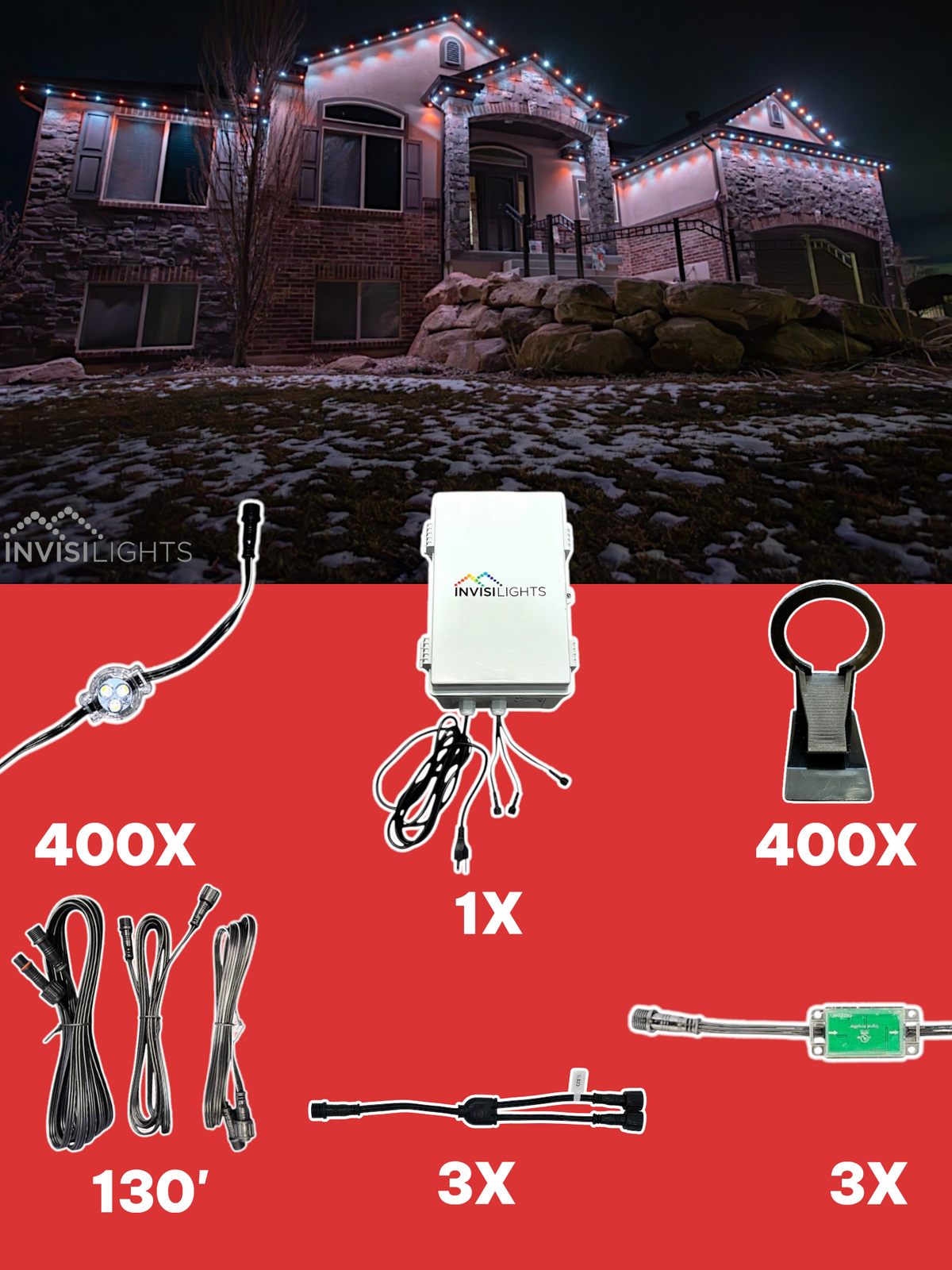 Invisi-Clips 400' Kit