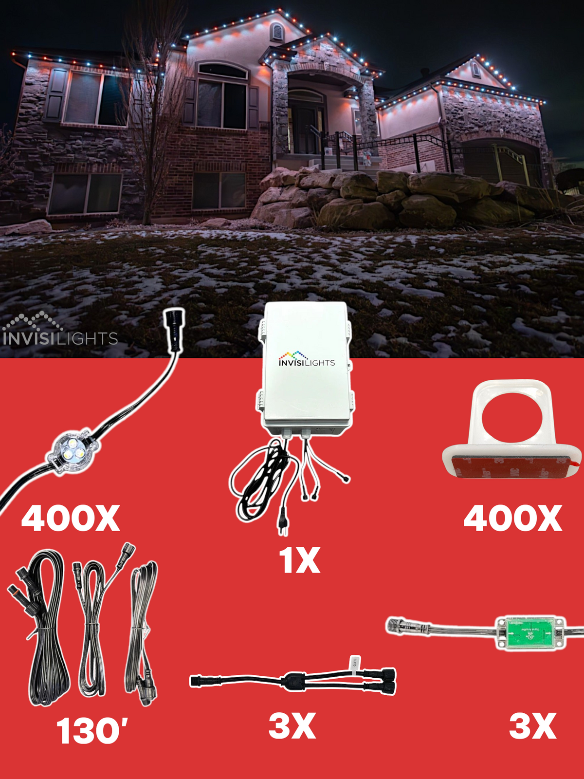 Invisi-Clips 400' Kit