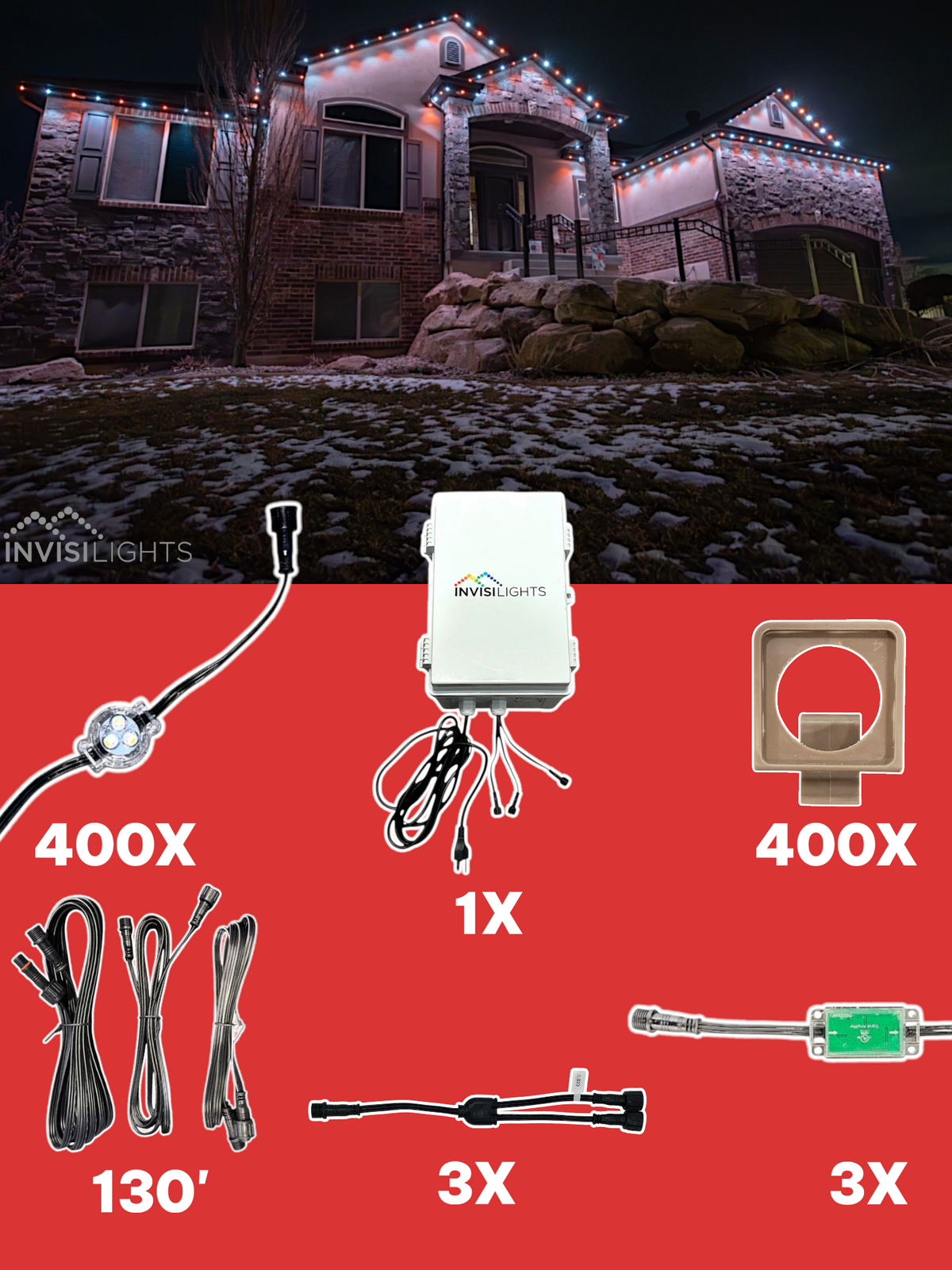 Invisi-Clips 400' Kit