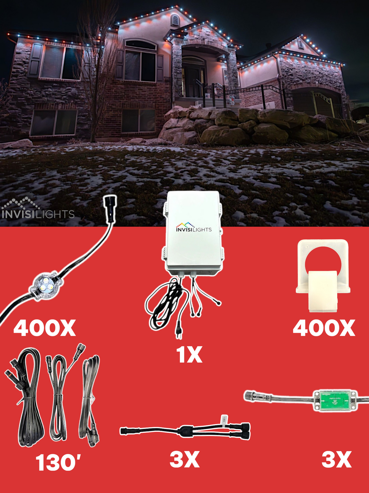 Invisi-Clips 400' Kit