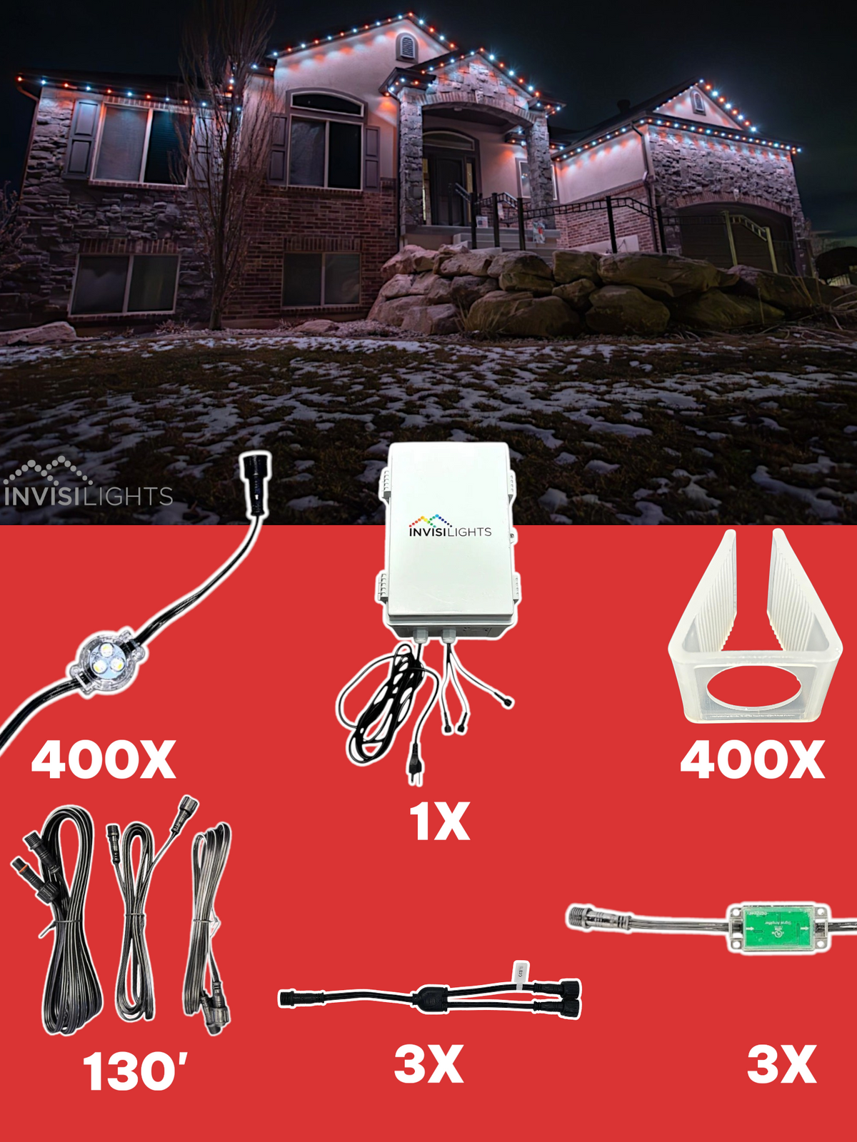 Invisi-Clips 400' Kit