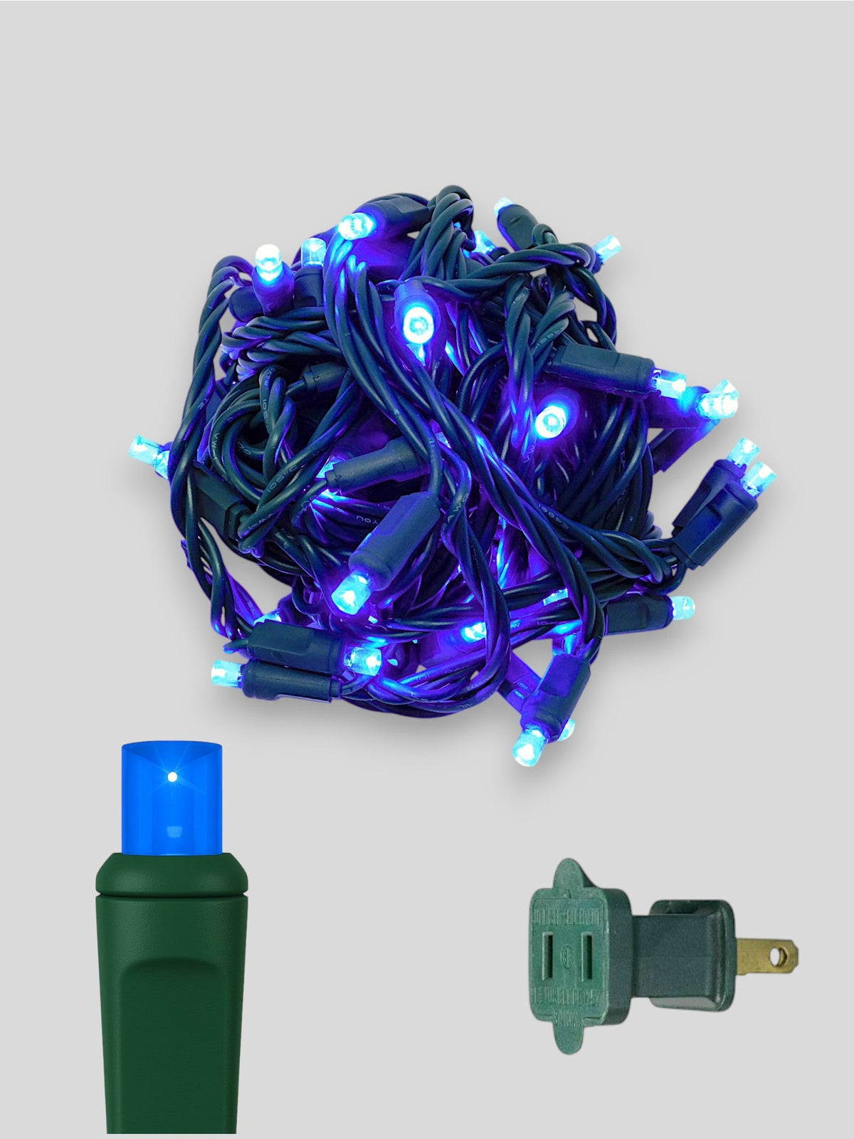 50L 6" Spacing Concave LED Mini Christmas Light (Ball)