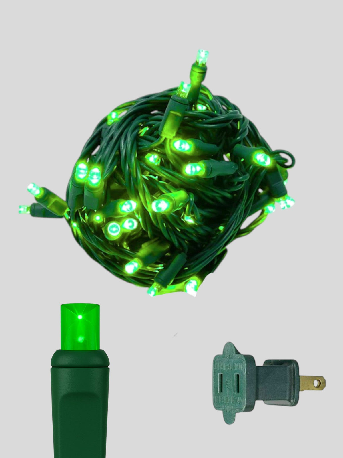 50L 6" Spacing Concave LED Mini Christmas Light (Ball)