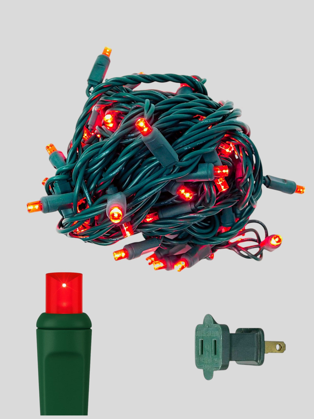50L 6" Spacing Concave LED Mini Christmas Light (Ball)