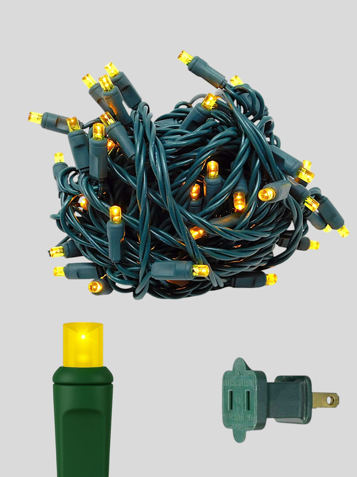 50L 6" Spacing Concave LED Mini Christmas Light (Ball)