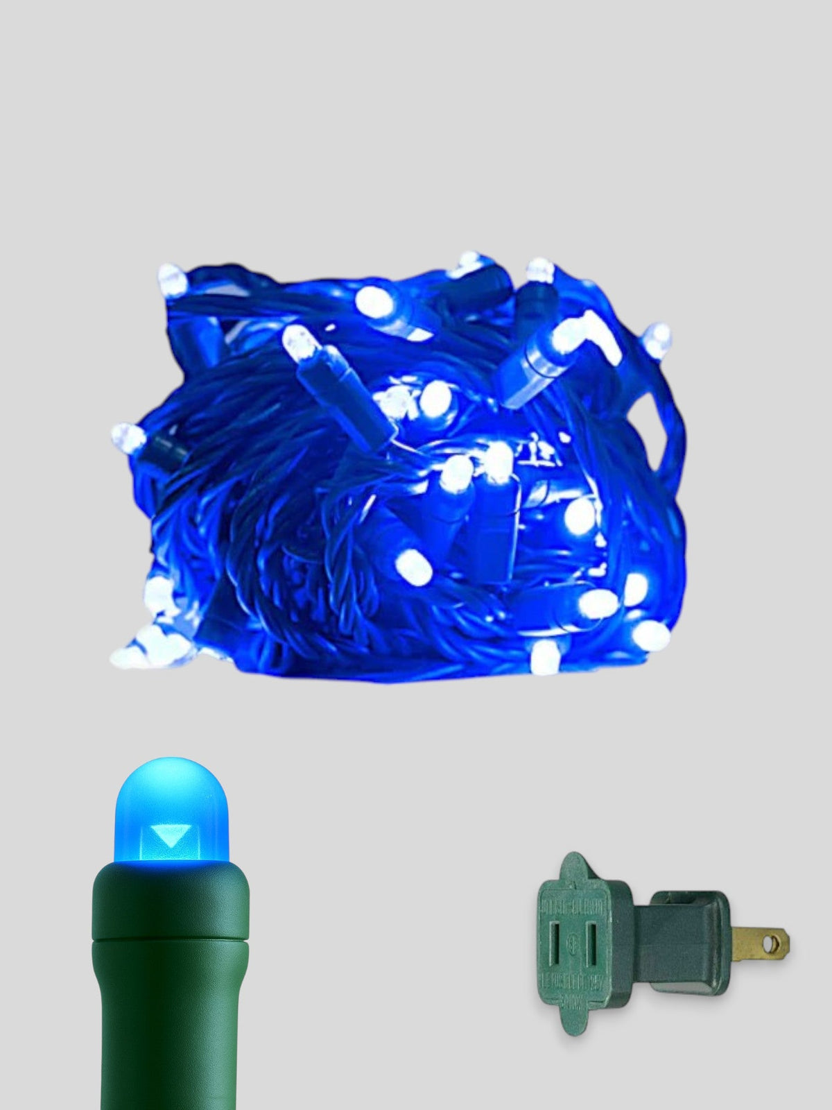 50L 6" Spacing Convex LED Mini Christmas Light (Ball)