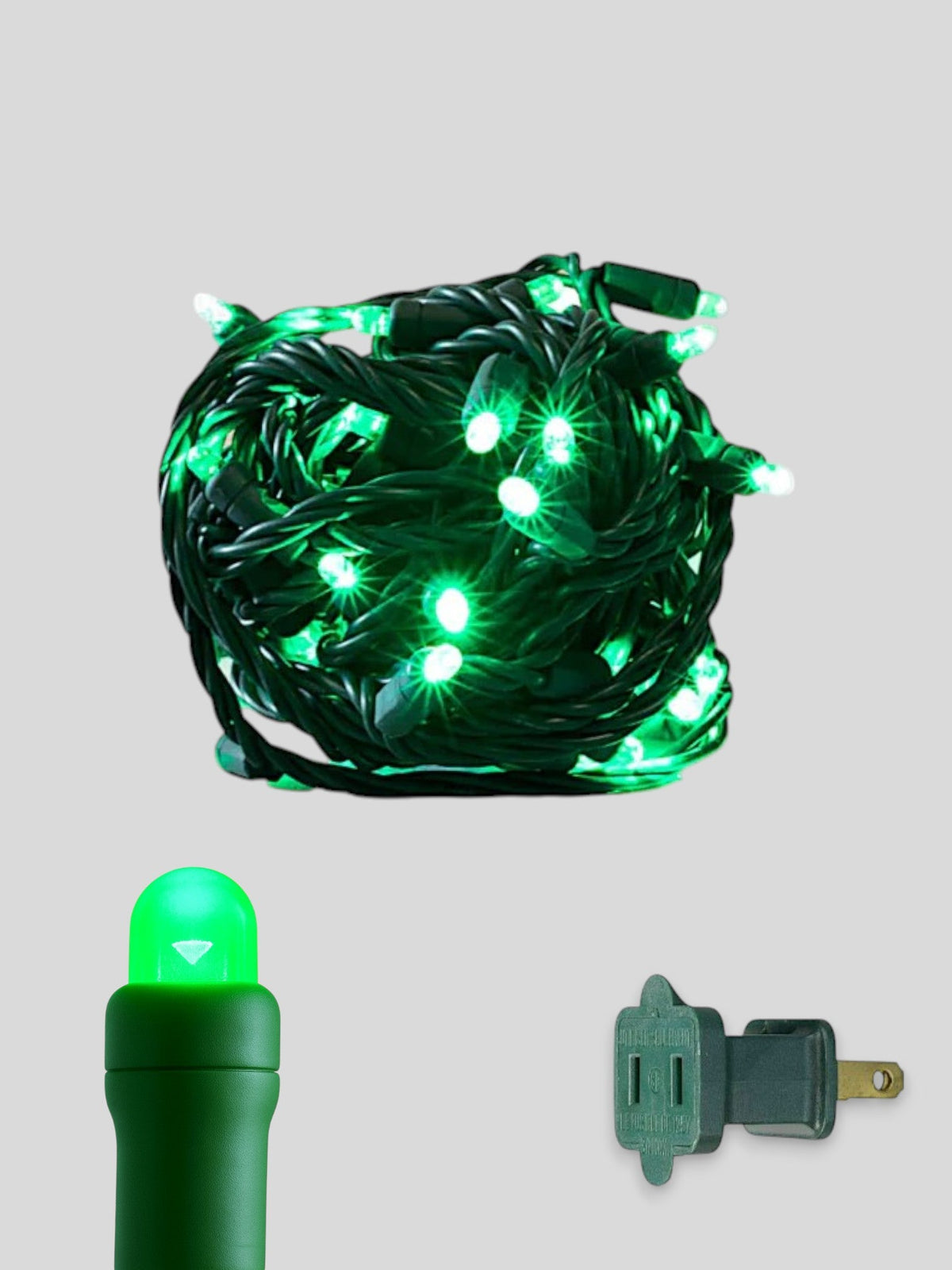50L 6" Spacing Convex LED Mini Christmas Light (Ball)