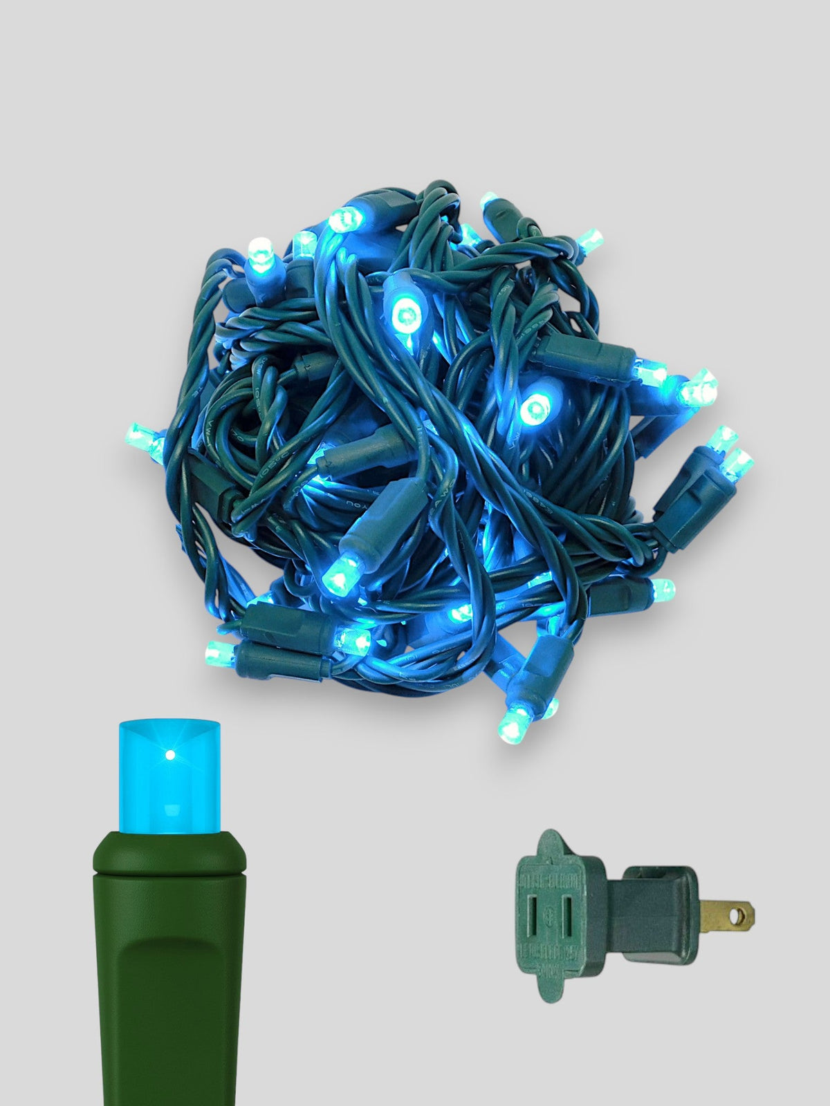 70L 4" Spacing Concave LED Mini Christmas Lights (Ball)