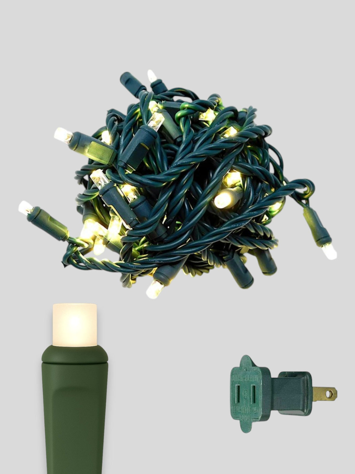 70L 4" Spacing Concave LED Mini Christmas Lights (Ball)