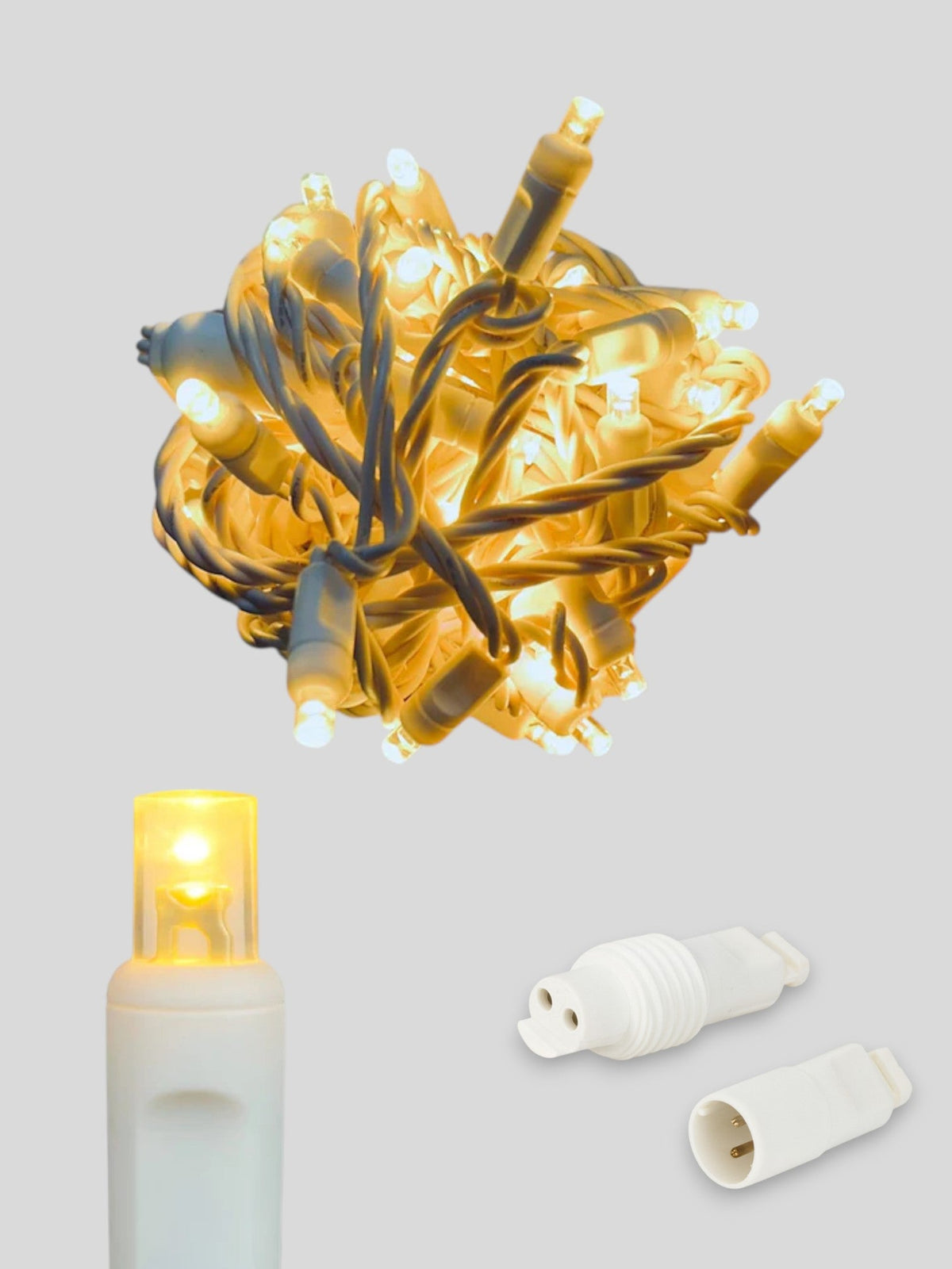 50L Coaxial Concave LED Mini Christmas Lights
