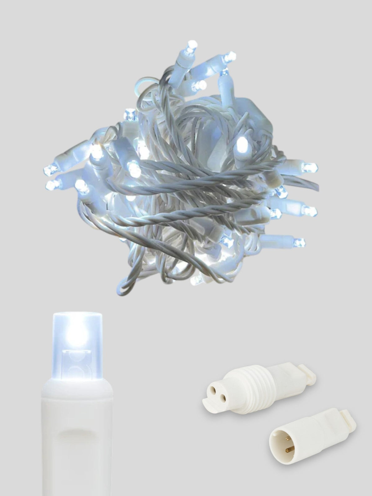 50L Coaxial Concave LED Mini Christmas Lights