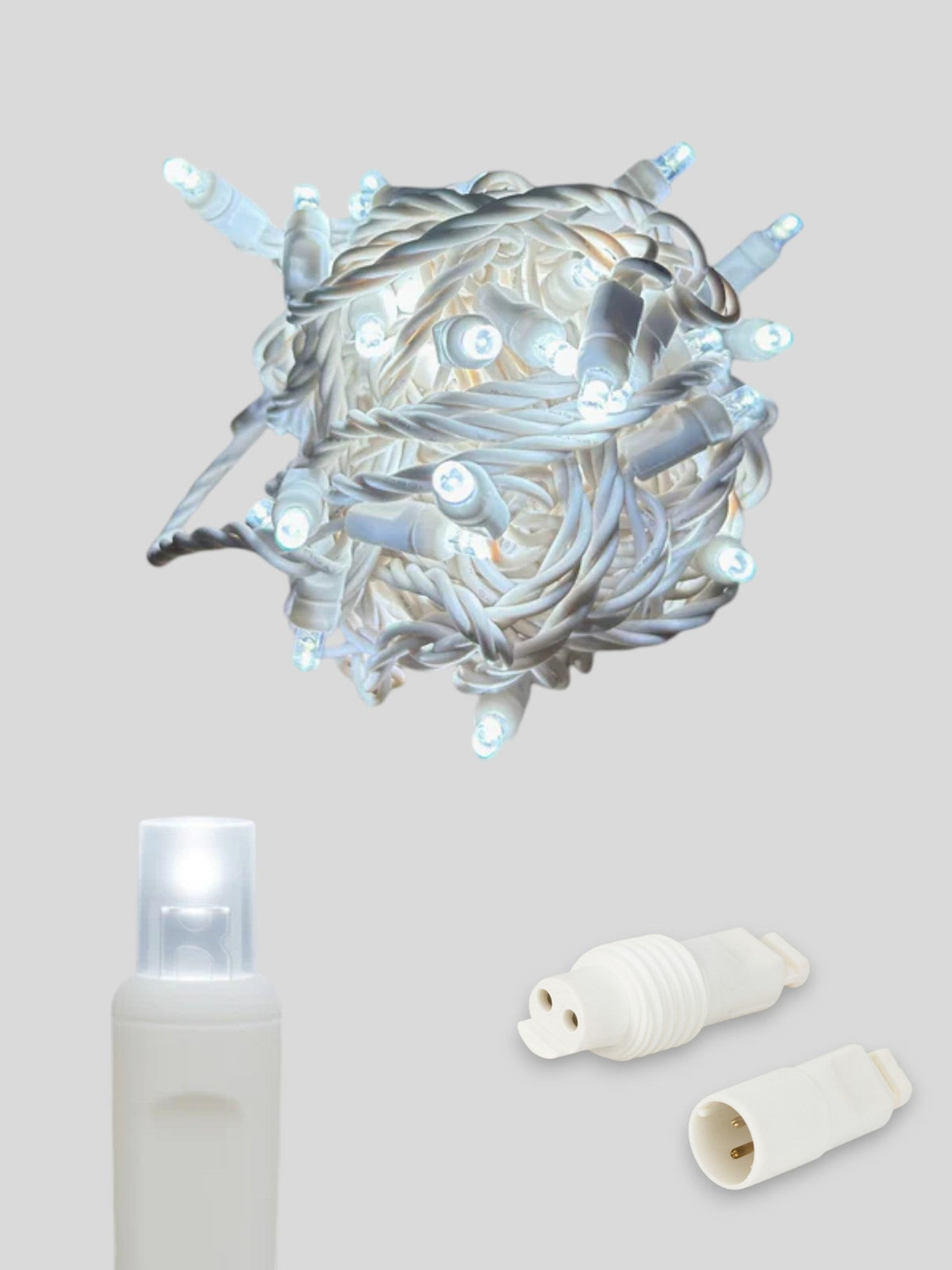 50L Coaxial Concave LED Mini Christmas Lights