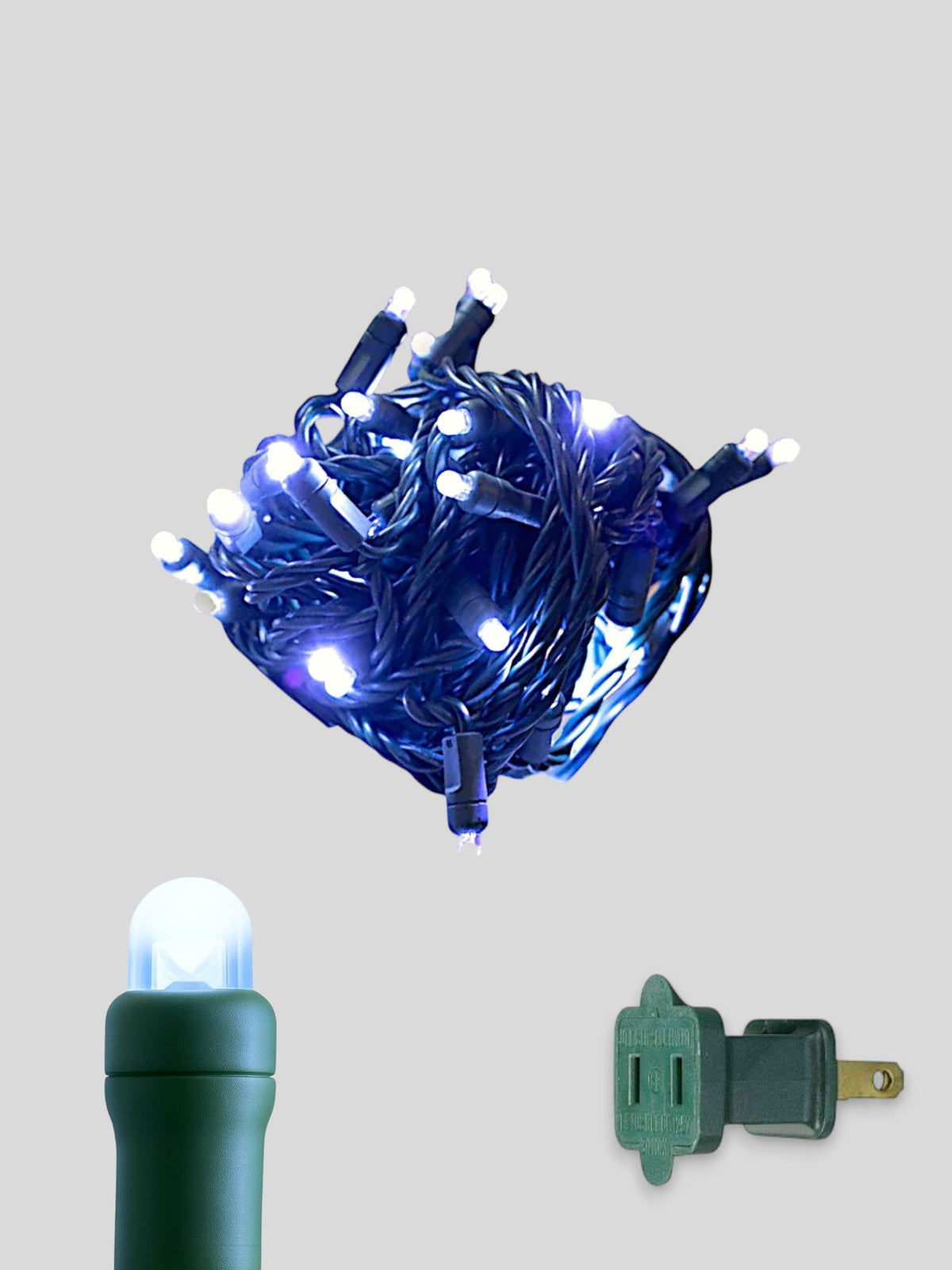 50L 6" Spacing Convex LED Mini Christmas Light (Ball)