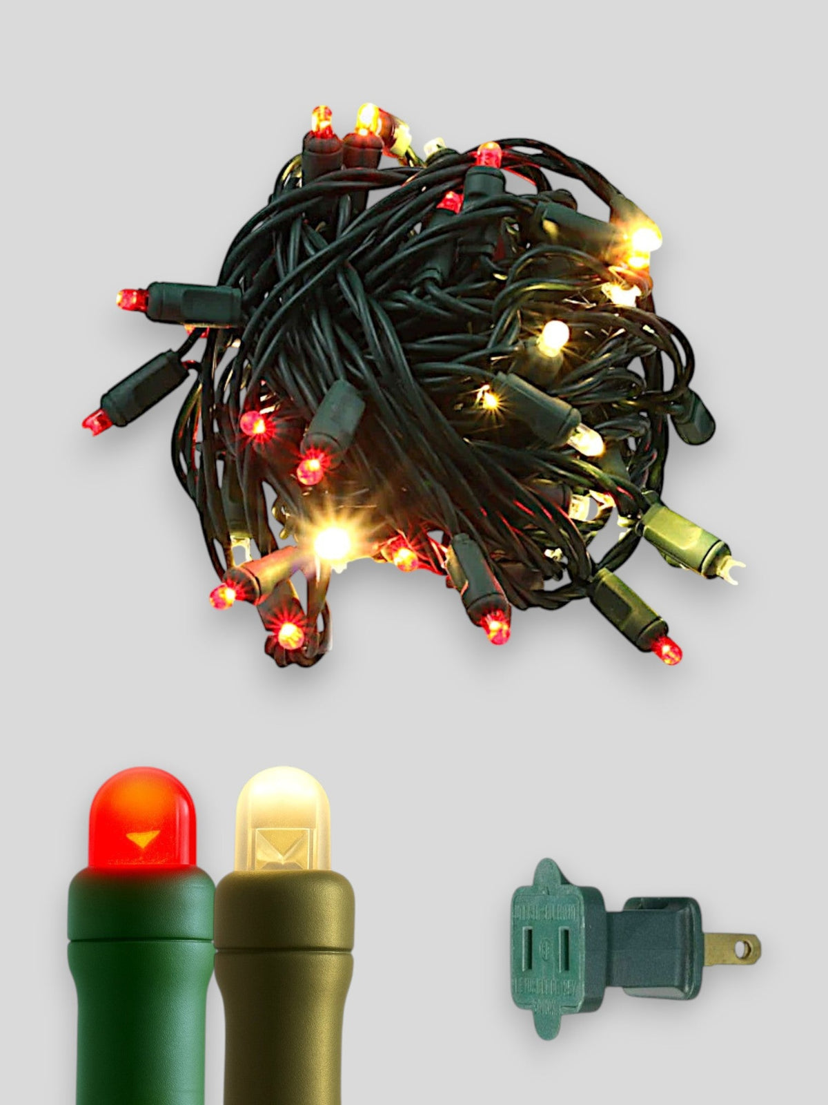 50L 6" Spacing Convex LED Mini Christmas Light (Ball)