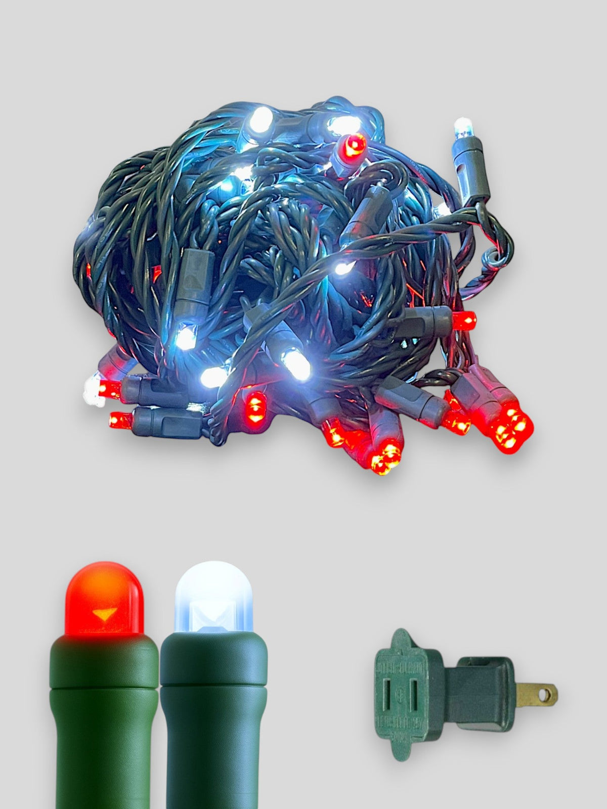 50L 6" Spacing Convex LED Mini Christmas Light (Ball)