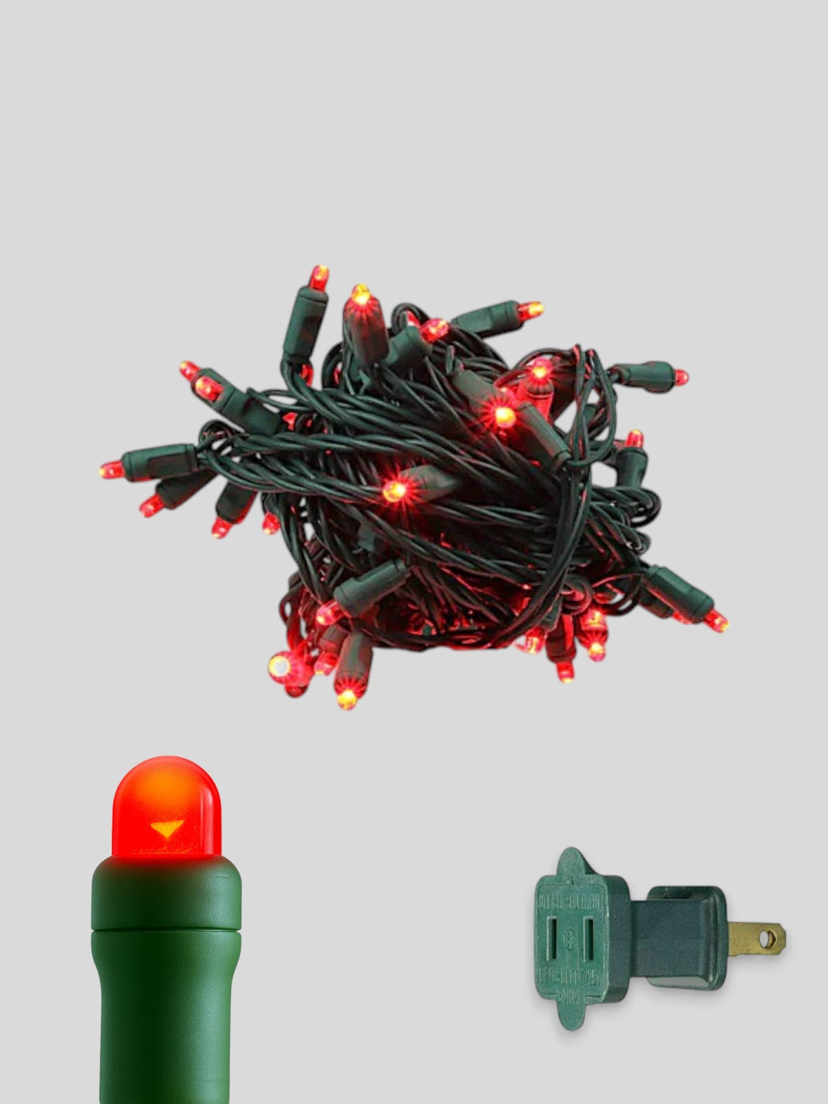 50L 6" Spacing Convex LED Mini Christmas Light (Ball)