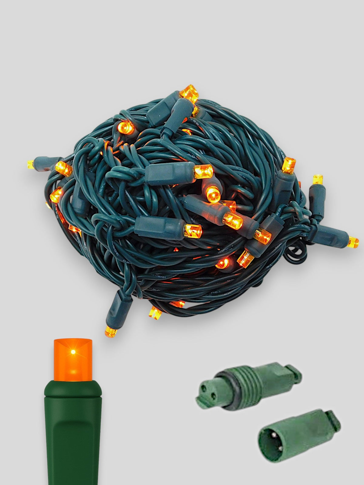50L Coaxial Concave LED Mini Christmas Lights