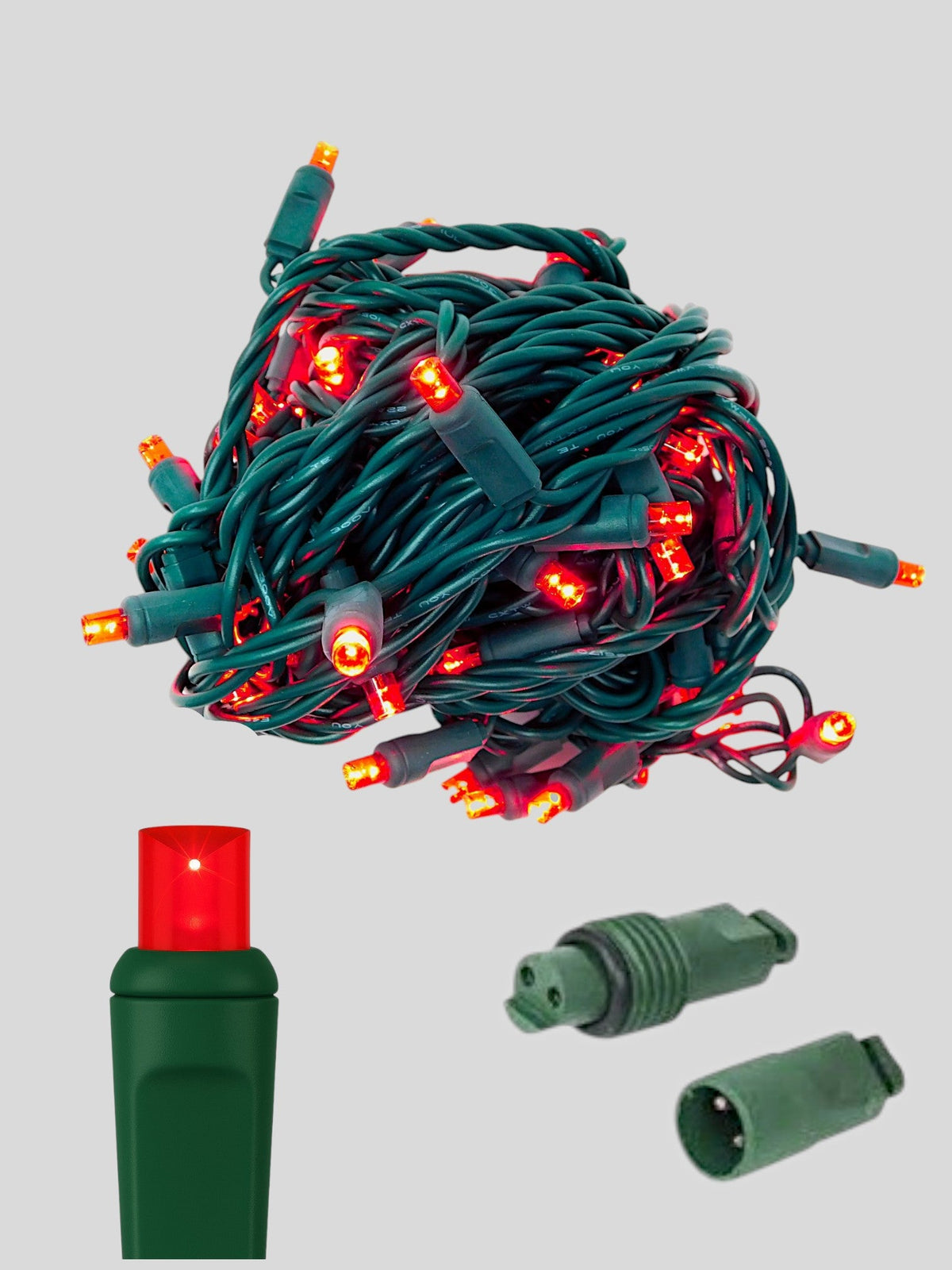 50L Coaxial Concave LED Mini Christmas Lights