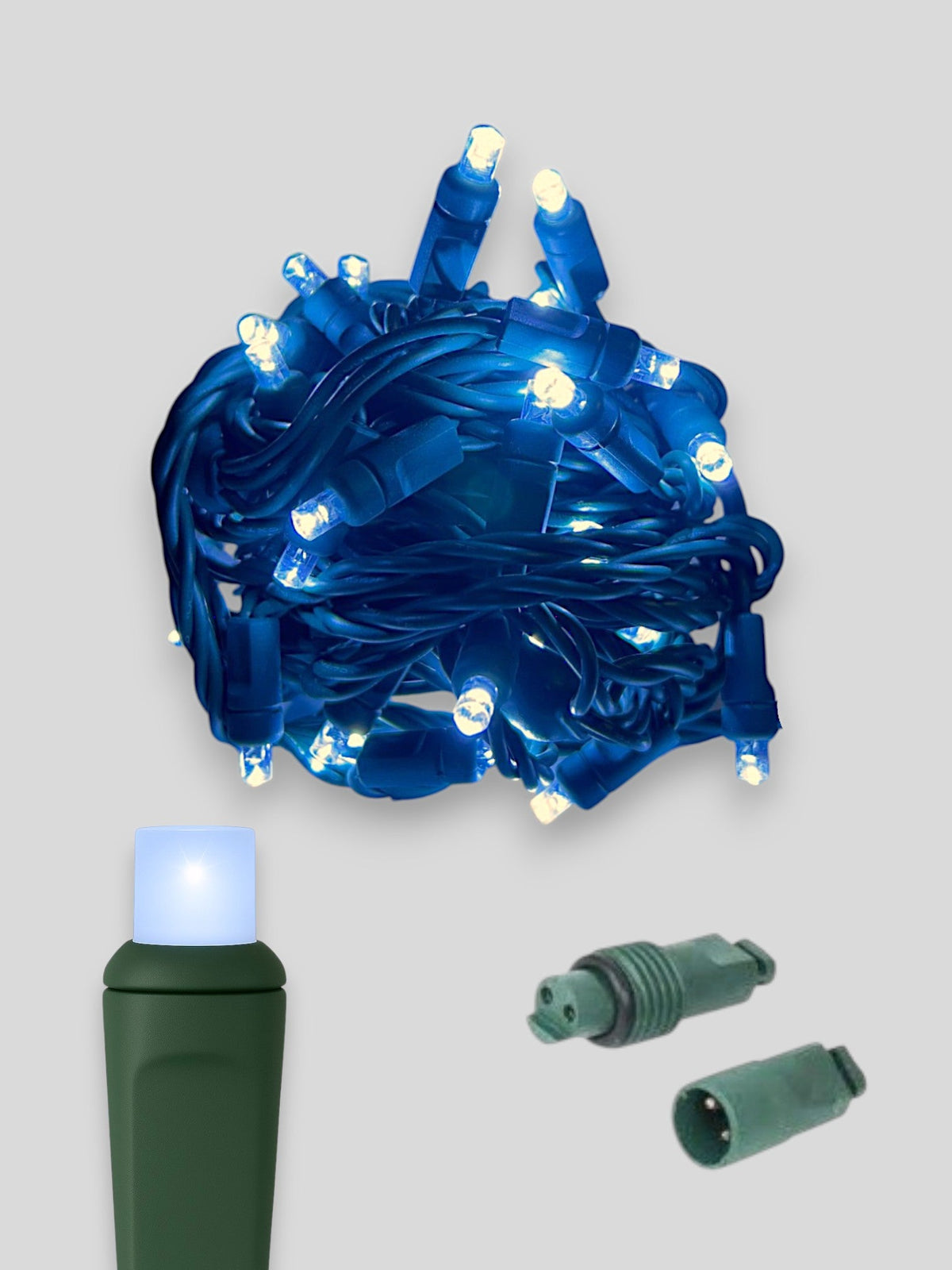 50L Coaxial Concave LED Mini Christmas Lights