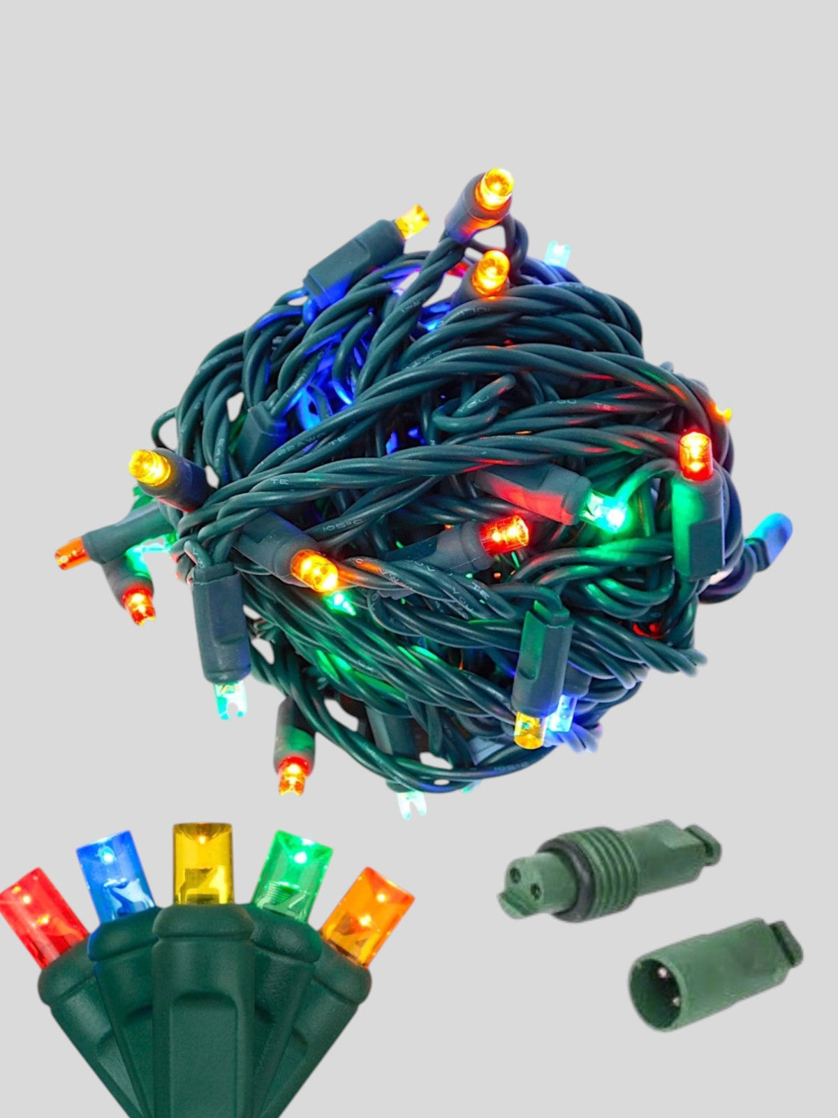 50L Coaxial Concave LED Mini Christmas Lights