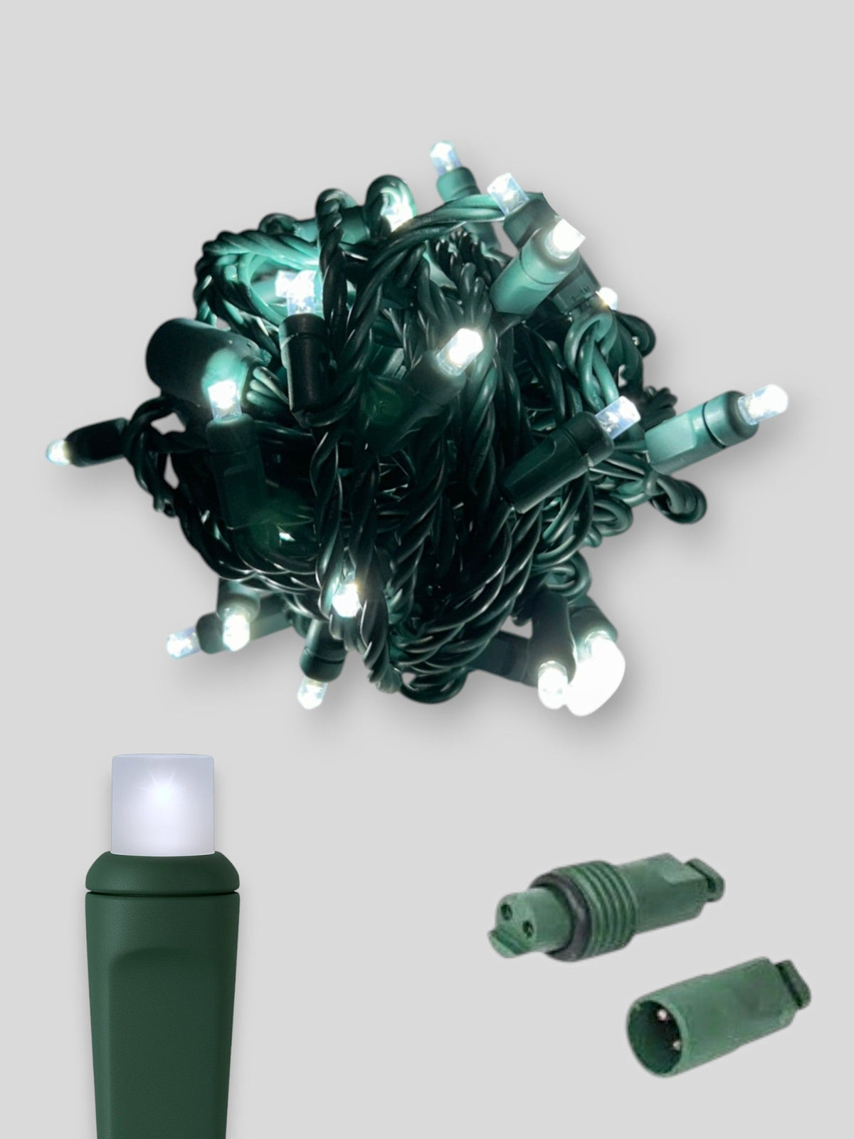 50L Coaxial Concave LED Mini Christmas Lights