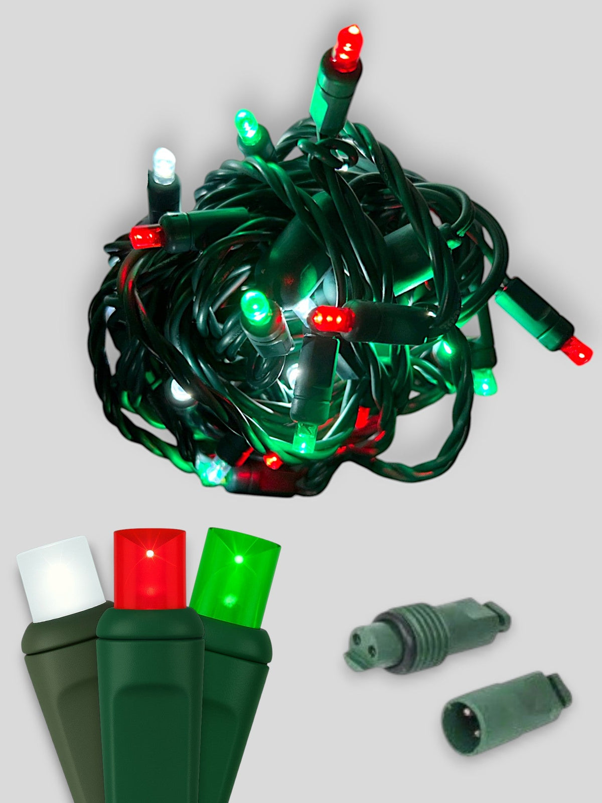 50L Coaxial Concave LED Mini Christmas Lights