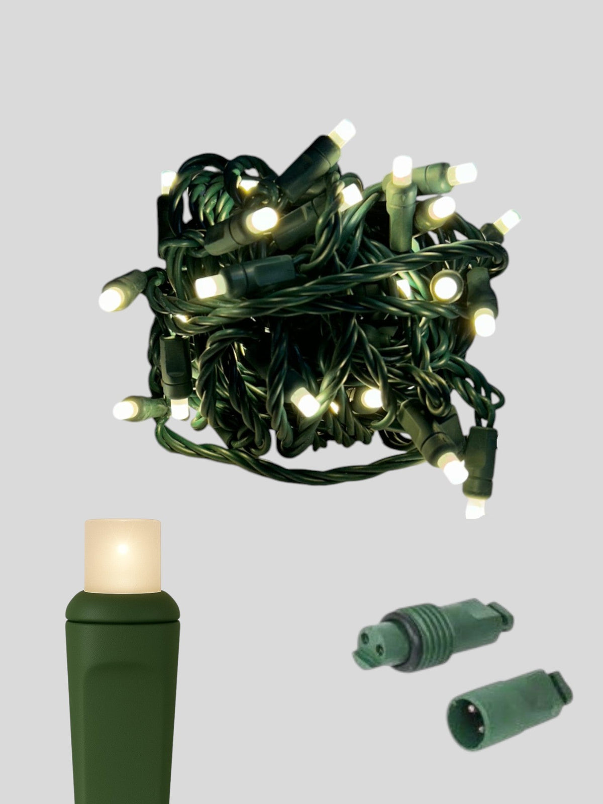50L Coaxial Concave LED Mini Christmas Lights