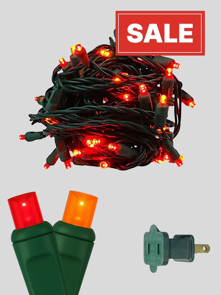 70L 4" Spacing Concave LED Mini Christmas Lights(Ball)