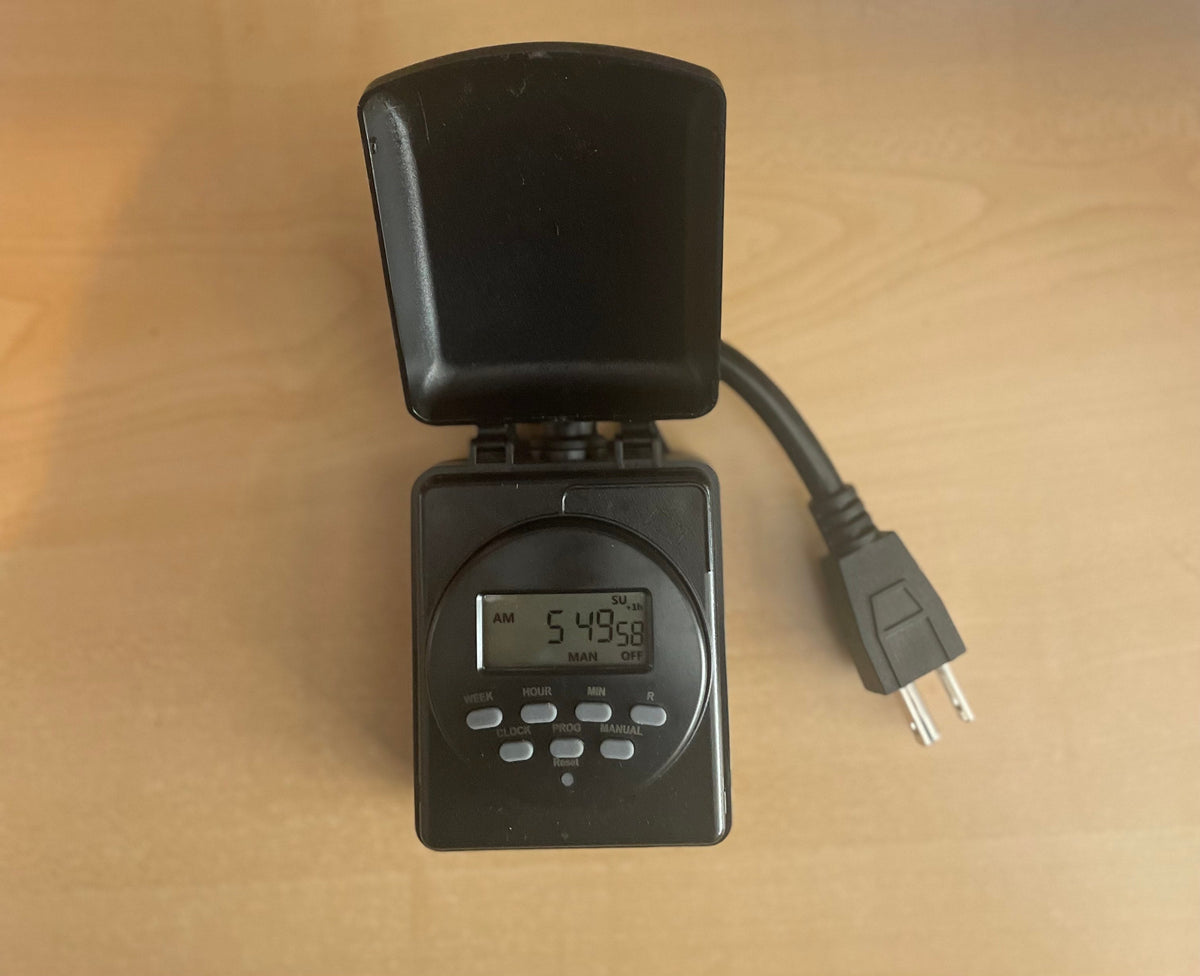 2-OUTLET WEEKLY DIGITAL TIMER