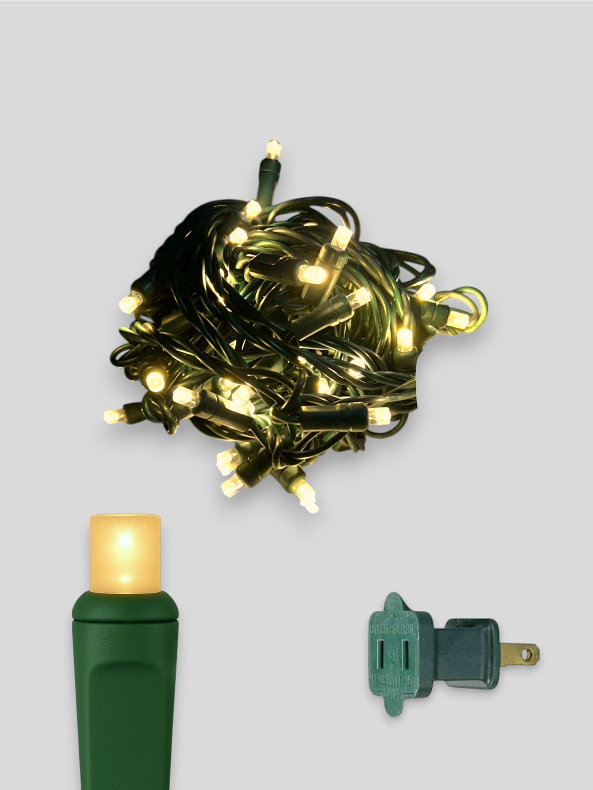 70L 4" Spacing Concave LED Mini Christmas Lights (Ball)