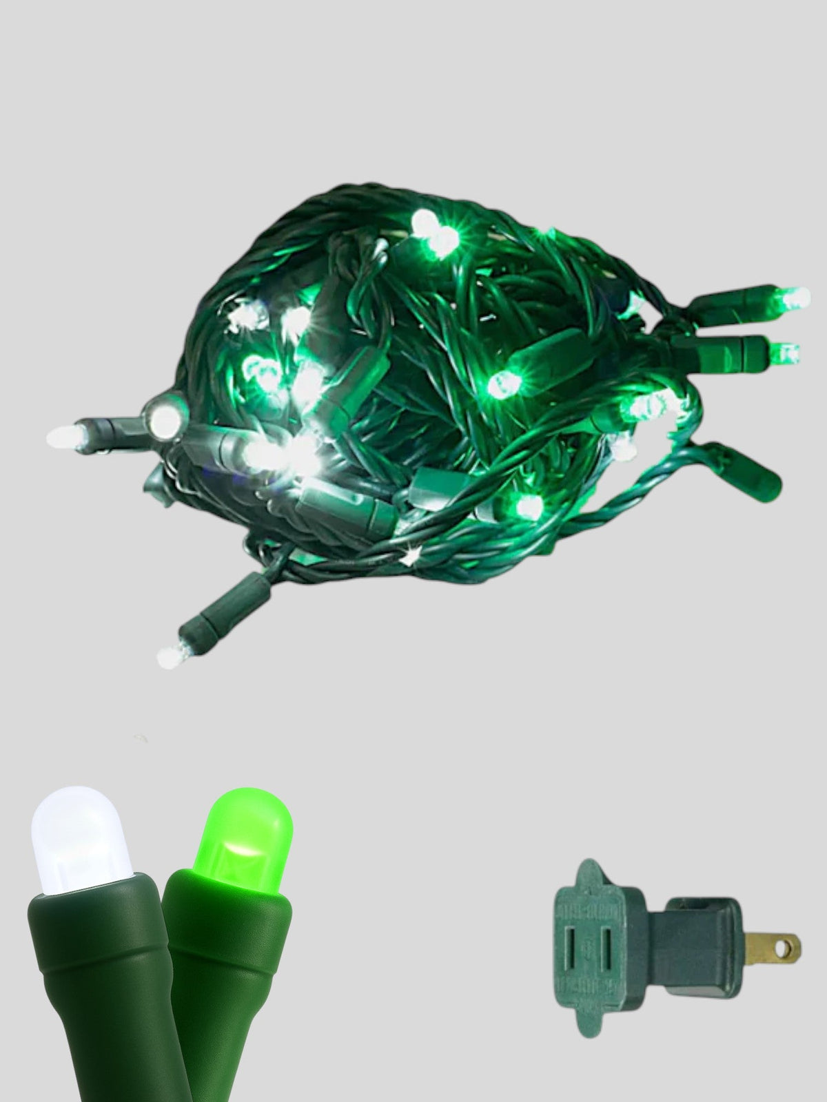 50L 6" Spacing Convex LED Mini Christmas Light (Ball)