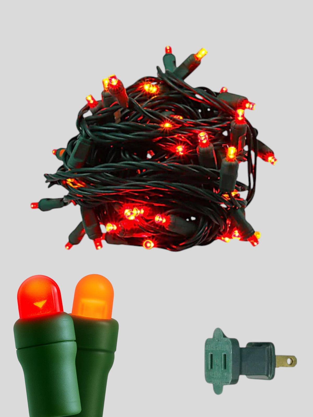 50L 6" Spacing Convex LED Mini Christmas Light (Ball)