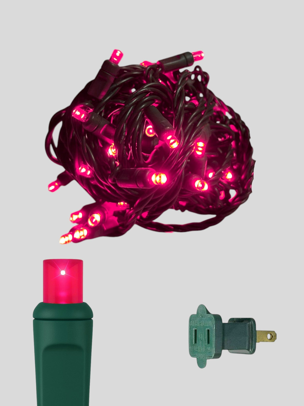 50L 6" Spacing Concave LED Mini Christmas Light (Ball)