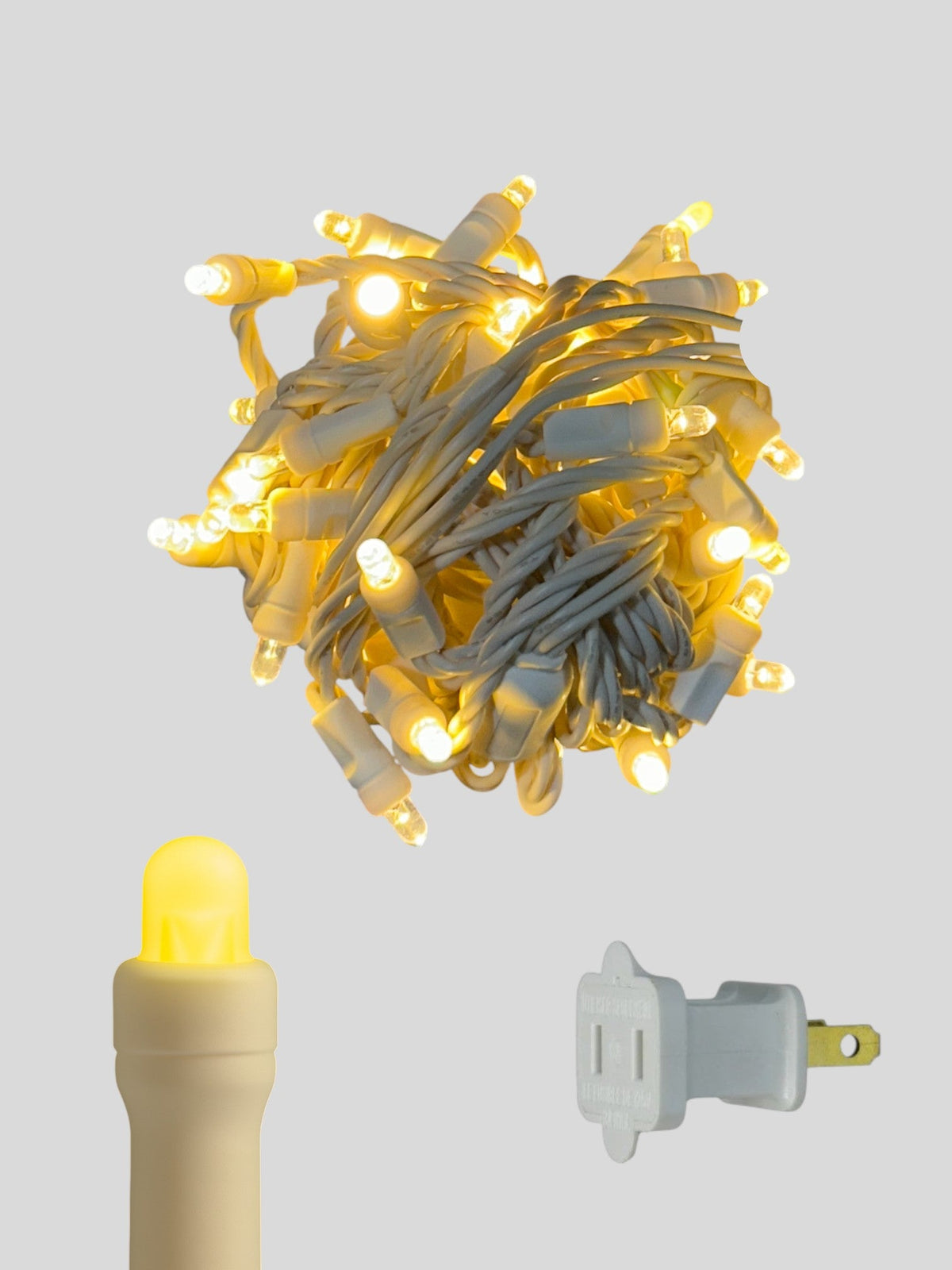 50L 6" Spacing Convex LED Mini Christmas Light (Ball)