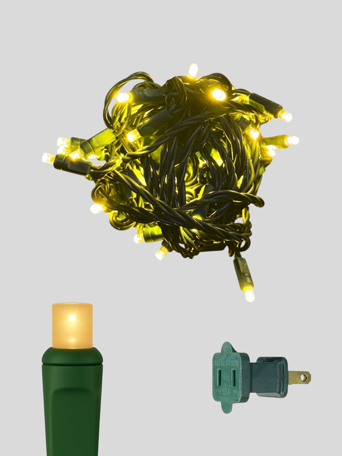 50L 6" Spacing Concave LED Mini Christmas Light (Ball)